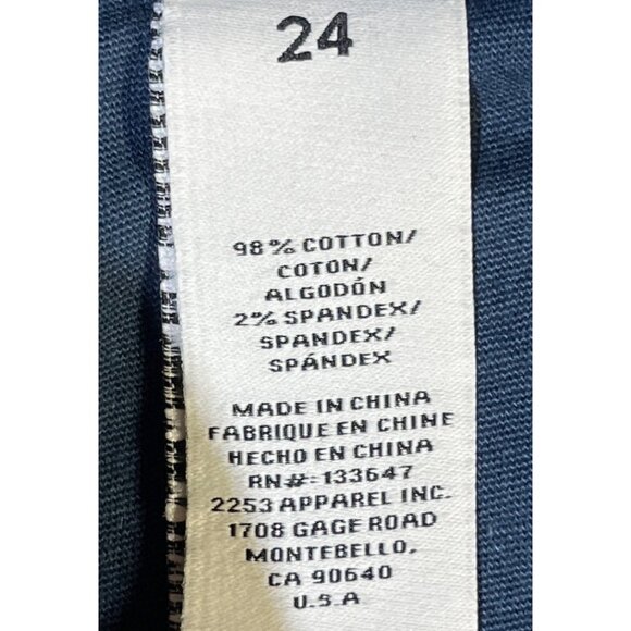 RE generation By Celebrity Pink Womens Size 24 RELAXED Cargo Pants Blue - Picture 8 of 9